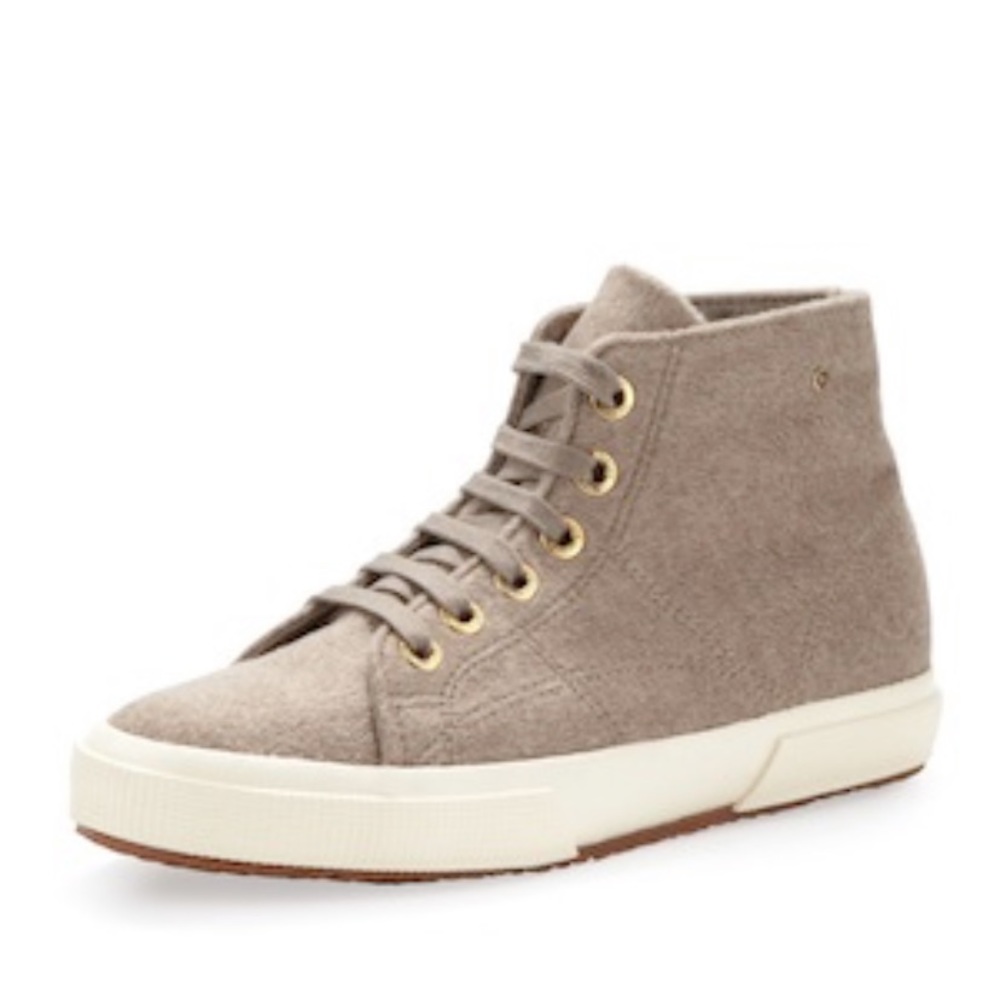 (Sold) Superga for The Row Cashmere High-Top - Picture 1 of 8